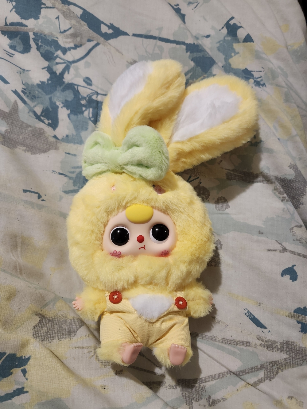 BABY THREE Yellow Bunny Plush